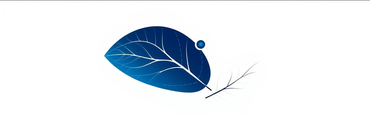 Nurturing wellness with acupuncture in Edinburgh - modern yin-yang logo with leaves