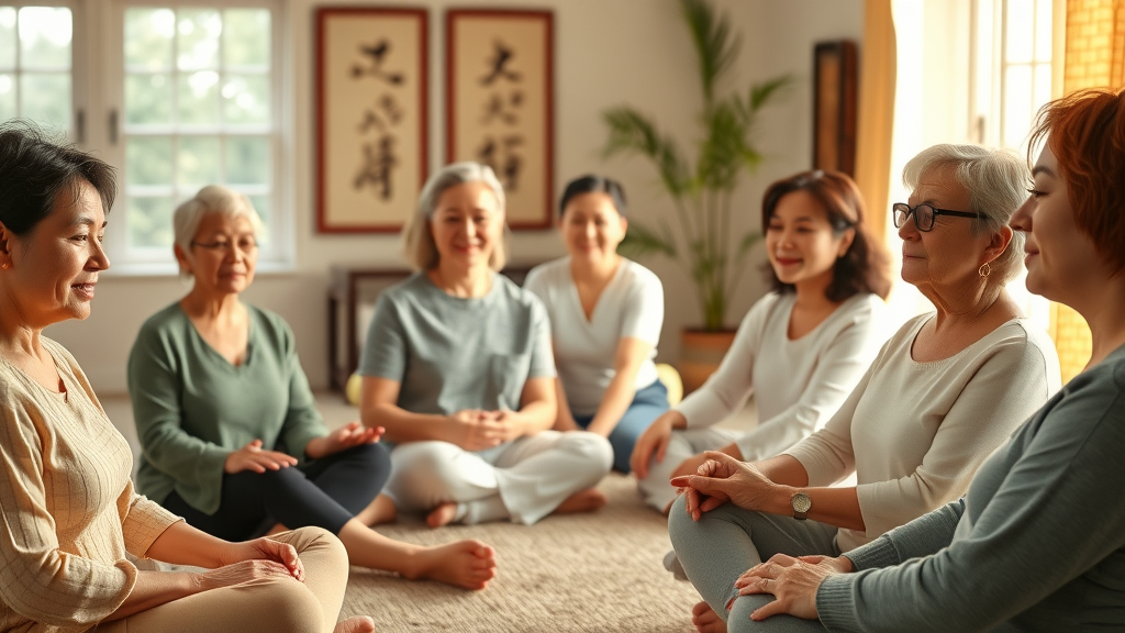 Group acupuncture nurturing wellness with holistic care in Edinburgh clinic