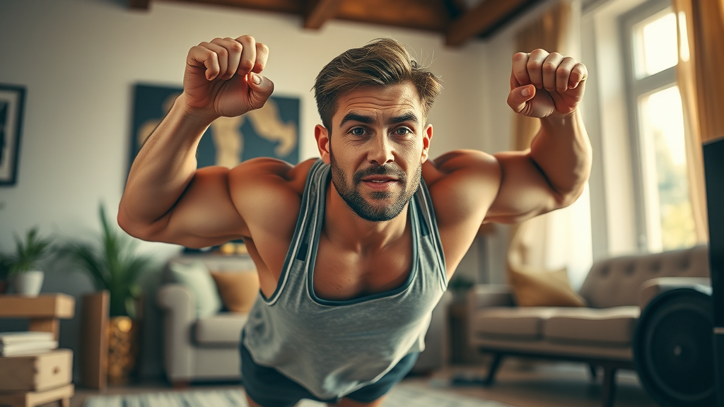 bodyweight exercise home workout men