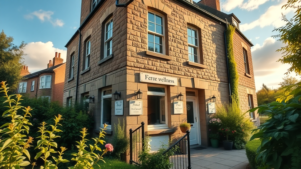 Charming Edinburgh acupuncture clinic nurturing wellness with inviting holistic exterior